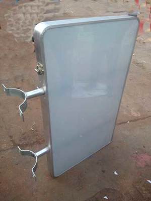 户外铝合金路灯杆灯箱广告牌 美观耐用的现代广告利器